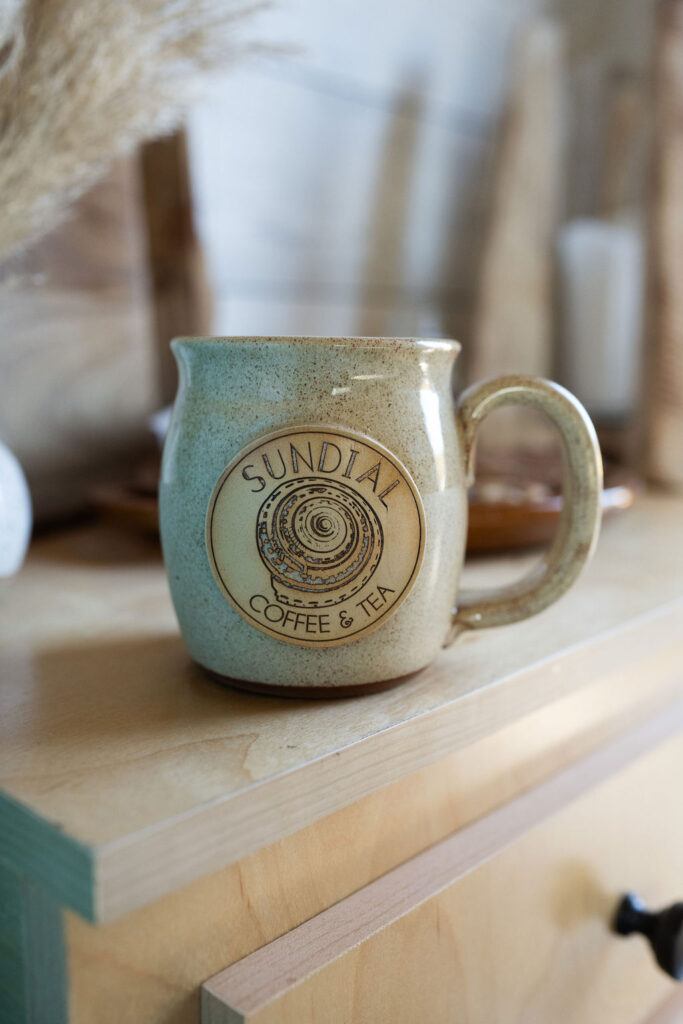 Sundial branded coffee mug gift